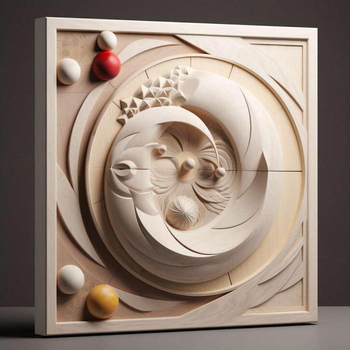 نموذج ثلاثي الأبعاد لآلة CNC 3D Art 